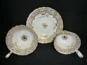 SOLD Adelaide shaped tea & coffe trio.