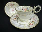 SOLD Coalport ADELAIDE tea & coffee trio c1840