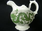 SOLD - COALPORT green dragon milk jug / creamer