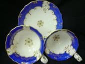 SOLD Coalport scroll handled tea & coffee trio