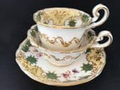 SOLD Coalport tea and coffee trio - c1835