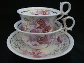 REFERENCE SET- Coalport? tea & coffee trio