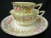 SOLD Etruscan shaped tea & coffee trio