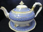 SOLD H & R Daniel teapot and stand A/F