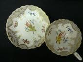 SOLD HAMILTON & MOORE Victorian cup and saucer c1840