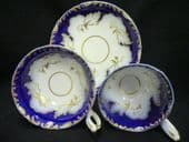 SOLD MINTON "Q" shape style tea & coffee trio