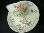 SOLD New Hall early Tea bowl and saucer