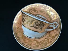 SOLD SPODE bell shaped tea cup & saucer