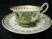 SOLD SPODE Etruscan cup & saucer - serpent handle.