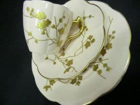Wileman Lily shaped tea trio - gorgeous!