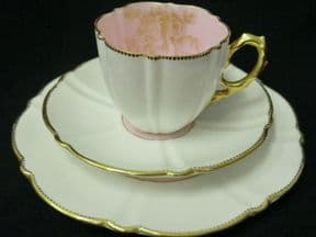 Stunning & rare Aynsley tea trio