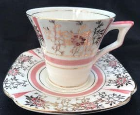 Tams ware Espresso Cup & saucer ART DECO