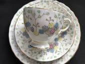 Tuscan china Art Deco tea trio