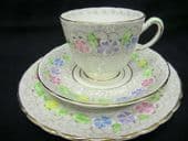 Tuscan china chintz tea trio