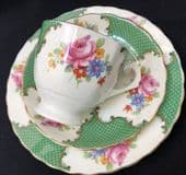Tuscan china tea trio - floral