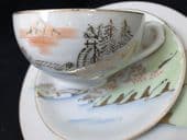 UNITY oriental tea trio - lithopane