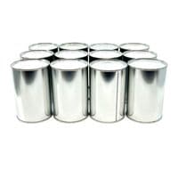 Classic Empty Sealed Food Can | Box of 12 | PromoCan UK