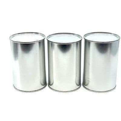 Classic Empty Sealed Food Cans – Box of 24