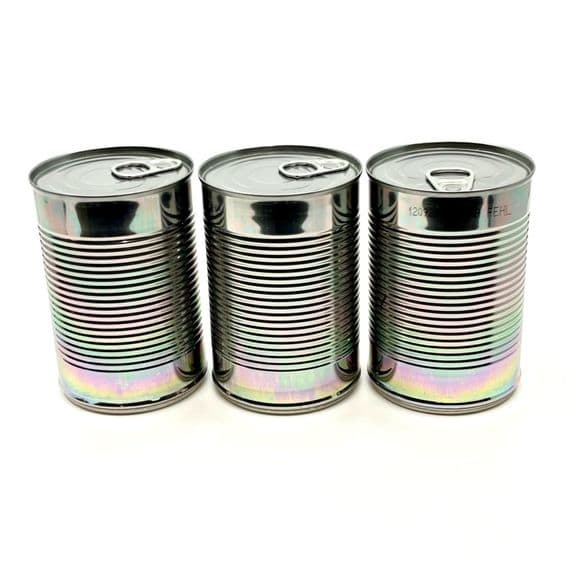 Contemporary Empty Sealed Food Can | Box of 24 | PromoCan UK