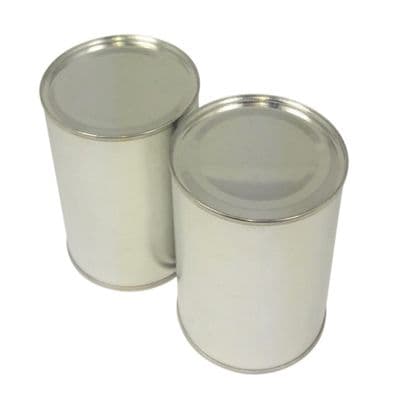 Empty Sealed Tin Cans - Box of 12