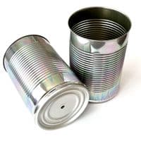 Wedding Car Tin Cans – Box of 12 | Just Married Car Decoration UK
