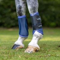 LeMieux Carbon Mesh Wrap Brush Boots - Bluebell