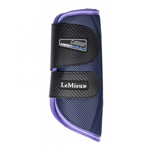 LeMieux Carbon Mesh Wrap Brush Boots - Bluebell