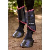 LeMieux Carbon Mesh Wrap Brush Boots - Papaya