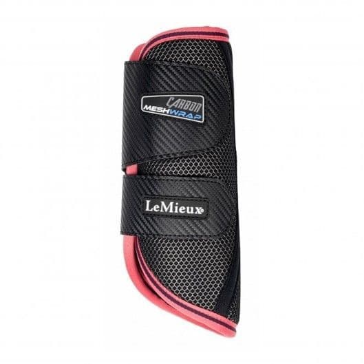 LeMieux Carbon Mesh Wrap Brush Boots - Papaya