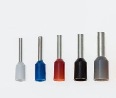 1025pc Bootlace Ferrules Cord End Kit (Single + Double Entry) 0.5 - 10mm² French Colour Code