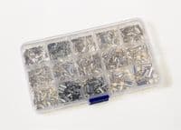 1150pcs Un-insulated Bootlace Ferrules Cord End Terminal Kit, 0.5 - 16mm²