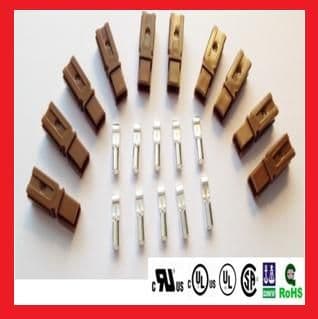 15A Single Pole Power Connectors, Brown, Price for 10 Kits