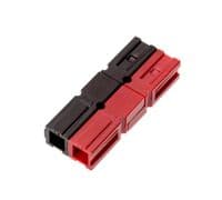 30 Amp Single Pole Interlocking Battery Power Connectors, Red and Black  Silver Plating