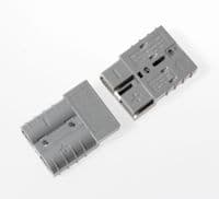 50 Amp BMC2S-GREY Two Pole Grey Power Connector (Price Per KIT)