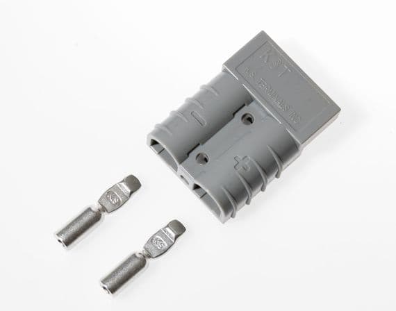 60 Amp BMC2S-GREY Two Pole Grey Power Connector (Price Per KIT)
