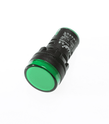 AD16-22D/S GREEN LED Indicator Warning Pilot Light Lamp 22mm Panel Mount 220 Vac