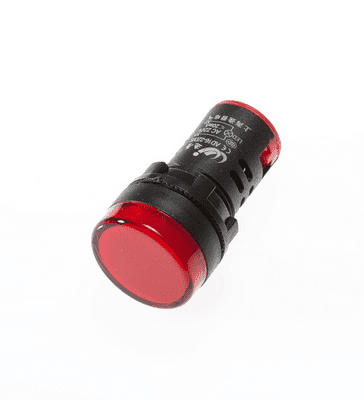 AD16-22D/S RED LED Indicator Warning Pilot Light Lamp 22mm Panel Mount 220 Vac