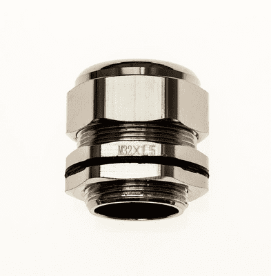 BCG-M32-25 M32 x 1.5 Nickel Plated Brass Cable Gland 18-25mm IP68