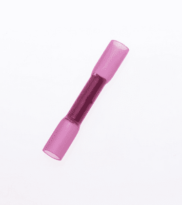 BHT1.25 RED Heat Shrink Butt Splice Connector Crimp Terminals, 12 Amp, 0.5-1.5mm² (Pack of 100)