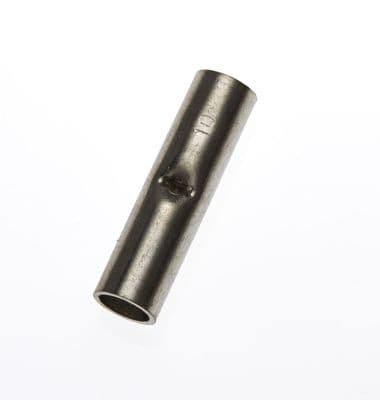 GTY-10 Copper Tube Butt Splice Terminal 10mm² 5.6mm, Pack of 10