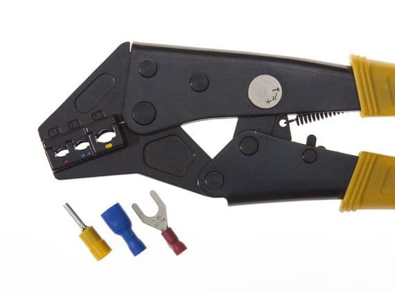 Crimp Tool, all Insulated Terminal, HRI-126J, 1.25mm², 2mm², 5.5mm², (UK Stock)