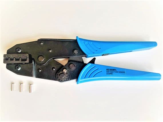 HS-625WFL Rachet Crimp Tool for 6-25mm² Bootlace Ferrules Cord End Terminals