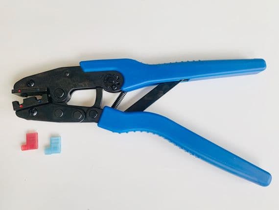 Crimp Tool, Insulated, Flag Terminals, KST2000F, 1.25mm², 2mm², (UK Stock)