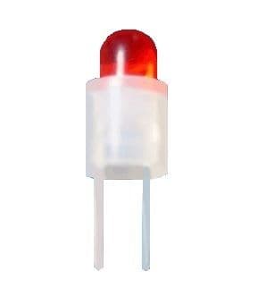 LED holders, 2pin 3mm LED, 16mm high, LED3-16, (Pack of 100)