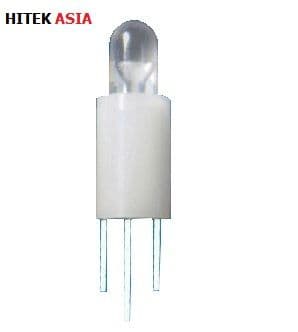 LED holders, 3pin 5mm LED, 5mm high, LED-5SX3, (Pack of 100)