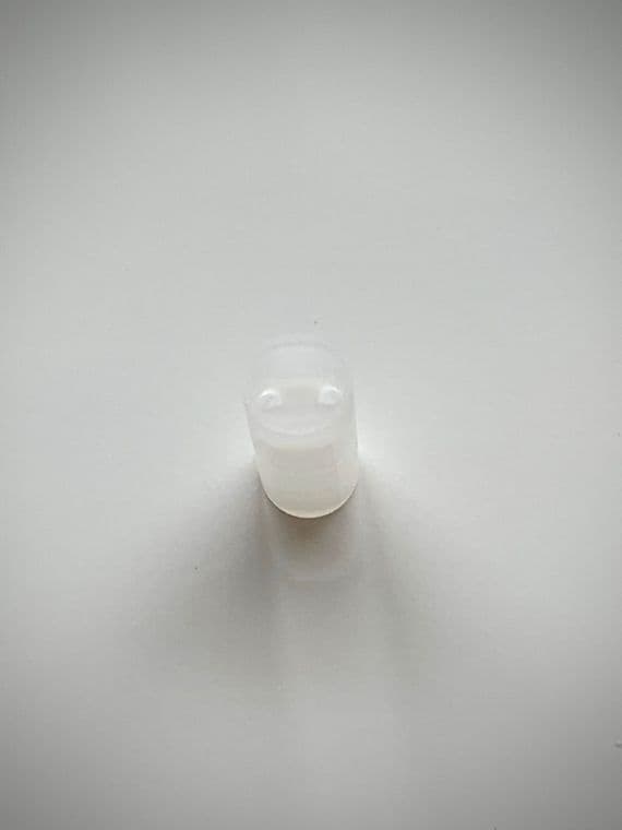 LED3-10 LED Holder Spacer, 2pin 3mm LED, 10mm High Natural Nylon (Pack of 100)