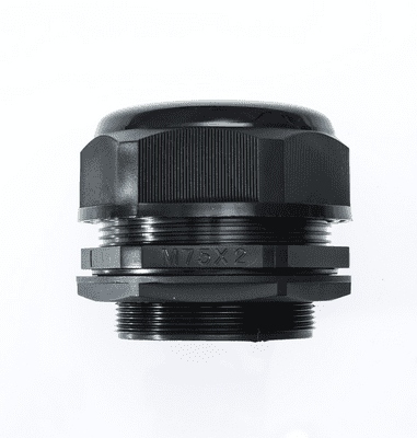 NCG-M75A-66 BLACK - M75 Cable Stuffing Gland 56-66mm Black Nylon  IP68