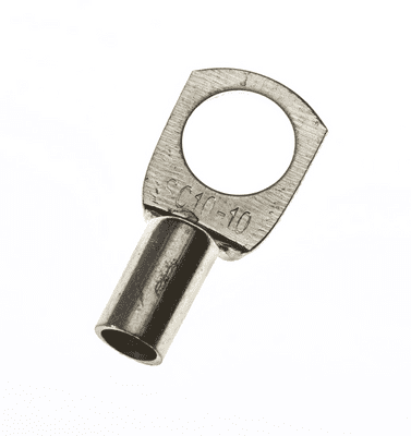 SC-JGK-10x10 Copper Tube Lug RIng Terminal 10mm² 10mm Stud (Pack of 10)