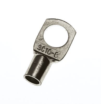 SC-JGK-10x6 Copper Tube Lug RIng Terminal 10mm² 6mm Stud (Pack of 10)