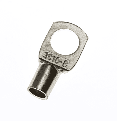 SC-JGK-10x8 Copper Tube Lug RIng Terminal 10mm² 8mm Stud (Pack of 10)